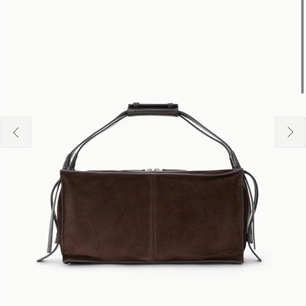 Staud Harold Bag Espresso Suede